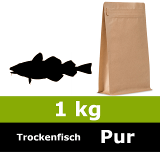 Wunschnapf Fisch Pur 1 kg - ideal als Trocken Barf oder Leckerlie
